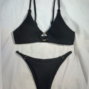 ring linked rib bikini